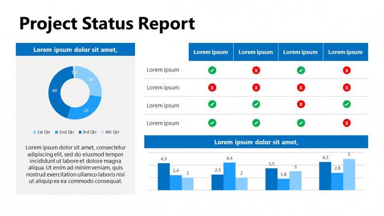 Weekly Multiple Project Status Report Template Excel PMPDOCUMENTS