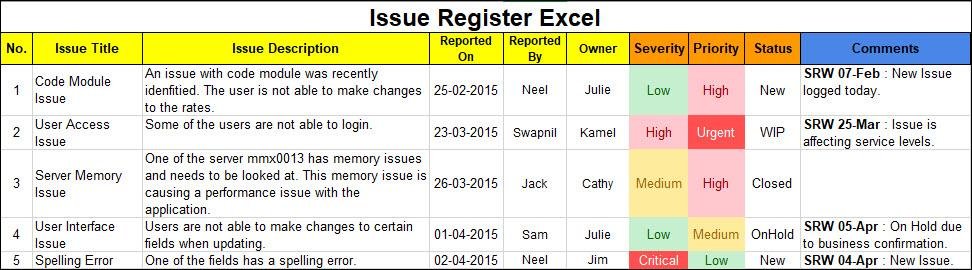 Issue_Register_Excel